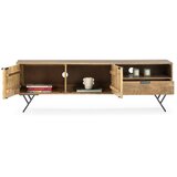 MOME TV omarica iz masivnega manga v naravni barvi 175x55x40 cm Priya – | Shoptok.si