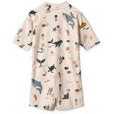 Liewood kombinezon za kupanje s rukavima max sea creature sandy | shoptok.hr