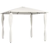 vidaXL Paviljon s pokritimi stebri 3x3x2,6 m krem 160 g/m² Cene