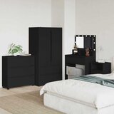 Ormarić za pohranu Crna 80 x 31 x 81 cm Konstruirano drvo | shoptok.hr