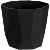 ELHO Okrugla tegla za biljke (Vanjska dimenzija (ø x V): 18 x 16,5 cm, Crne boje)