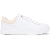 Tommy Hilfiger Niske tenisice boja pijeska / bijela | shoptok.hr