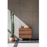 Gazzda Rjava komoda iz masivnega oreha 90x90x45 cm Fawn – | Shoptok.si