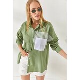 Olalook Shirt - Green - Oversize Cene