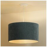  Duolla - Visilica na sajli CORDUROY 1xE27/15W/230V svetlo plava, prečnik 40 cm | Eponuda.com