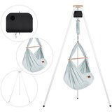 SCHMUSEWOLKE VISEČA MREŽA ZA DOJENČKE 150/150/224 cm bela, svetlo siva | Shoptok.si