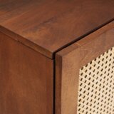 vidaXL kopalniška omarica s polico s shranjevanjem z vrati rjava 38 x 33.5 x 58 cm | Shoptok.si