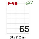  ETIKETE ILK 38X21,2MM ODLJEPLJIVE PK100L FORNAX F-98 | Shoptok.si