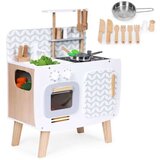 ECO TOYS Ecotoys Drvena kuhinja za decu retro sa rernom, šporetom, sudoperom i priborom ( W10C863 ) | ePonuda.com