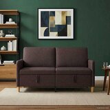 SOFA s pohranom Tamno smeđa 152 x 78 x 87 cm Poliester | Eponuda.com