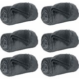  Pokrivači za bacanje 6 kom. Tamnosiva 270 x 240 cm 5.08 kg Runo | shoptok.hr