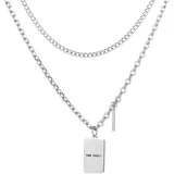 Ogrlica SO-15122 - Srebrna
