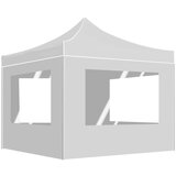 vidaXL Sklopivi šator za zabave sa zidovima aluminijski 2 x 2 m bijeli | shoptok.hr