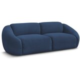 Bobochic Paris Temno modra sedežna garnitura iz rebrastega žameta 250 cm Tina – | Shoptok.si