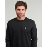 Calvin Klein Jeans Majice z dolgimi rokavi LS EASY MONOGRAM TEE Črna | Shoptok.si