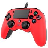 Nacon PS4 ŽIČNI IGRALNI PLOŠČEK, RDEČ | Shoptok.si