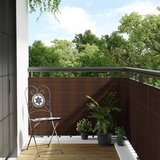 vidaXL Balkonski zaslon smeđi i crni 400 x 80 cm od poliratana cijene