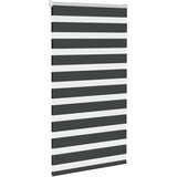 vidaXL idaxl zebra senčilo črna 90x150 cm tkanina širina 85,9 cm poliester | Shoptok.si