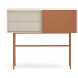 Teulat Ciglasti/bež pomoćni stol 35x110 cm Nube – Cijene