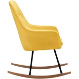  Stolica za ljuljanje od tkanine boja senfa | shoptok.hr