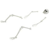 vidaXL Halloween skelet Bela 20 x 10 x 9.5 cm Plastika | Shoptok.si