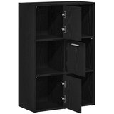  Ormar za knjige/Pregrada za sobu crni hrast 60,5 x 30 x 90 cm inženjerski drvo | Shoptok.si