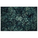  Slika - Oriental Pattern Carpet: Emerald Ornaments and Worn Patterns 30x20 Na talijanskom platnu | shoptok.hr