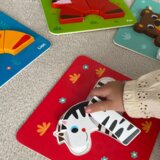 Woopie drvena slagalica: Montessori kocke životinja | shoptok.hr