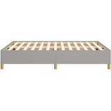  Okvir za krevet bez madraca svjetlosivi 140 x 190 cm od tkanine | shoptok.hr