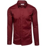 DStreet Koszula męska elegancka bordowa | shoptok.hr