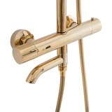 REA Bath REA Lungo Zlatni tuš set s termostatom | shoptok.hr