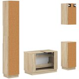  Set kupaonskih ormara od 4 dijela HOORN Hrast sonoma | shoptok.hr