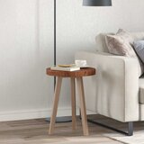  Gornji dio stola Svijetlosmeđa Ø 40 x 4 cm Čvrsto Hrastovo Drvo | shoptok.hr