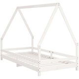  Za dječji krevet bijeli 90 x 190 cm od masivne borovine | shoptok.hr