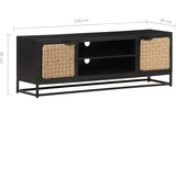 TV ormarić 120 x 30 x 40 cm od grubog drva manga | Eponuda.ba