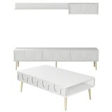 Hanah home Set TV ormarić i klub stolić Lyon 3, 4 dijela, Bijela | Eponuda.ba