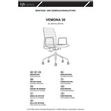 MID.YOU Pisarniški Stol Vemona 30, Rjava | Shoptok.si