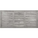  Vrtni blagovaonski stol (120-170) x 80 x 75 cm od drva bagrema | shoptok.hr