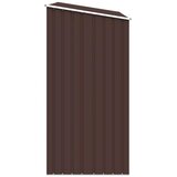  Vrtno spremište za drva smeđe 245 x 98 x 159 cm pocinčani čelik | shoptok.hr