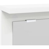  Vješalica za kapute na zidu s policom Bijelo 85 x 10 x 45 cm | shoptok.hr