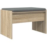  Klupa za hodnik s jastukom Sonoma hrast 63 x 38 x 40 cm | shoptok.hr