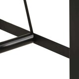 vidaXL Barska miza 110x55x107 cm trden akacijev les in železo | Shoptok.si
