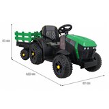Traktor na akumulator s prikolicom Titanium - zeleni | shoptok.hr