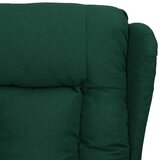  Naslonjač od tkanine tamnozeleni | shoptok.hr