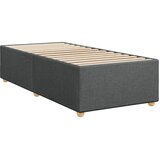  Krevet s oprugama i madracem tamnosivi 100 x 200 cm od tkanine | shoptok.hr