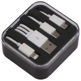 Kabel 3-U-1 ZA PUNJENJE USB,MICRO USB NA USB-C I IOS 30CM MACMA 2078403 BIJELI U KUTIJI | Shoptok.si