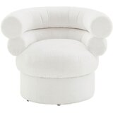 Livetastic FOTELJ, bela tekstil | Shoptok.si
