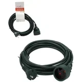 5 m produžni kabel za unutarnju upotrebu s 1 utičnicom – zeleni
