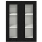 vidaXL viseći ormarić s policom zidne riga crni hrast 60 x 31 x 80 cm | shoptok.hr