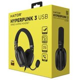 Hator Hyperpunk 3 USB Headset Wired In-ear Gaming USB Type-C /USB Type-A Black | shoptok.hr